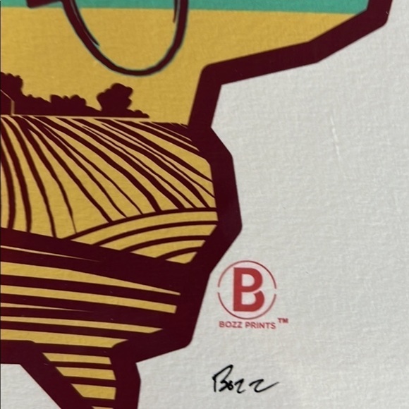 𝅺BOZZ prints Layers of Iowa original Ragbrai New print 11x14 - Picture 4 of 6